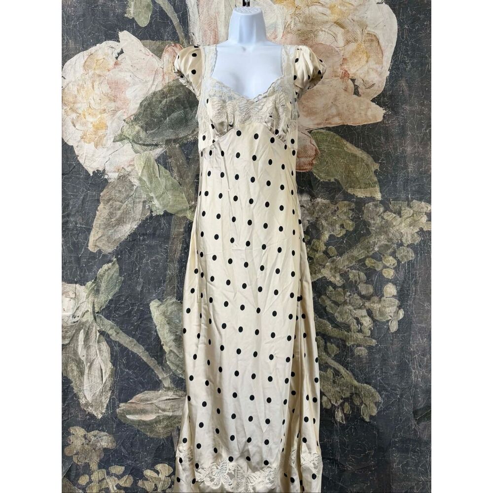 New Free People Butterfly Babe Maxi Dress Size M - Picture 13 of 16